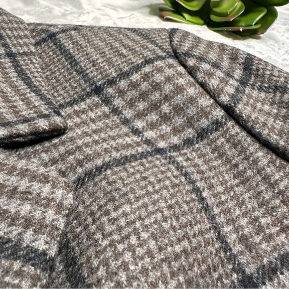 Everlane the Italian Wool Oversized Blazer Jacket in Glen Plaid Womens Size 00 - Picture 5 of 15